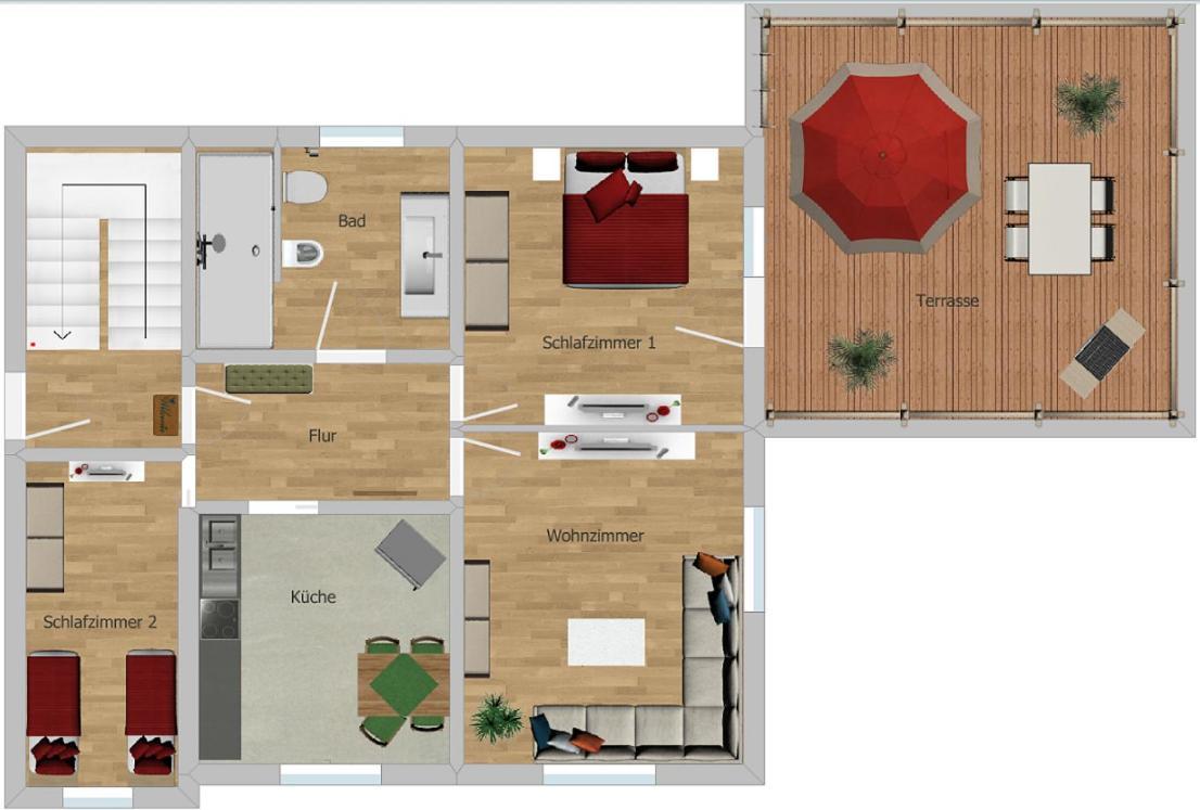 Appartement Am Quellenhaeuschen à Naila Chambre photo